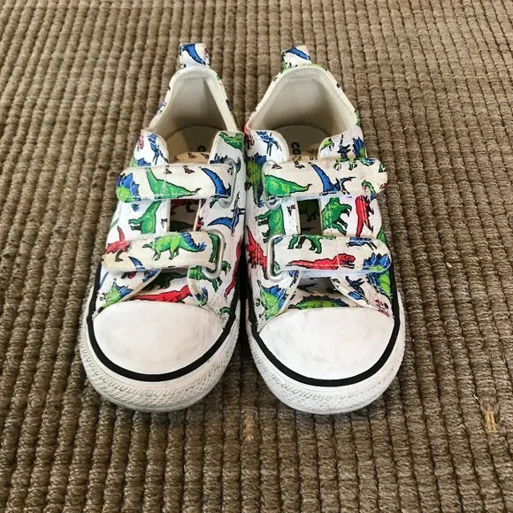 Dinosaur Shoes Dinosaur Converse Velcro Converse Toddlers' Chuck